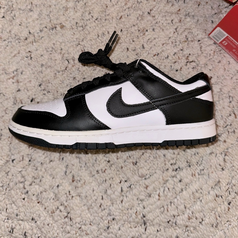Panda Dunks 
Nike Black and White Dunk Low Sneakers